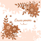 Cartes condoléances fleurs